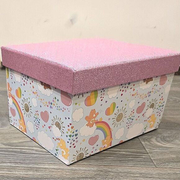 Care Bears Glittery Rainbow & Hearts Storage Box - Picture 4 of 6